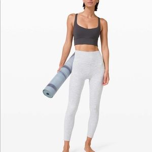 Lululemon gray striped leggings
